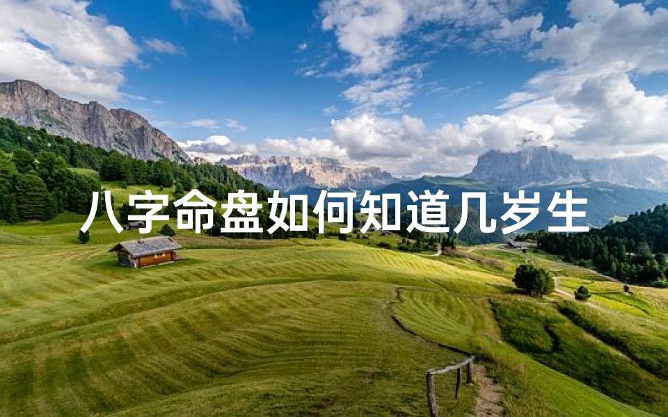 八字命盘如何知道几岁生孩子-八字命盘揭秘:预知生育年龄的秘密
