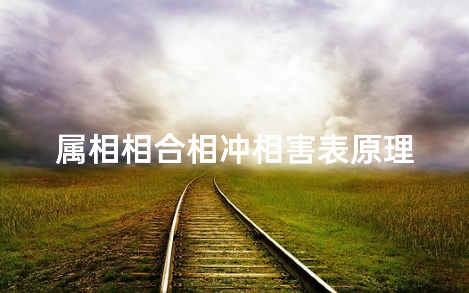 属相相合相冲相害表原理图解视频(十二生肖相害相合相刑相冲表)