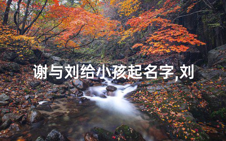 谢与刘给小孩起名字,刘谢怎么取名