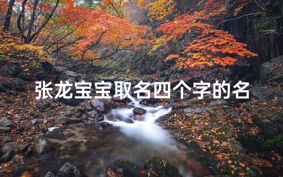 张龙宝宝取名四个字的名字有哪些、《张龙宝宝萌动,四字佳名闪耀新生》