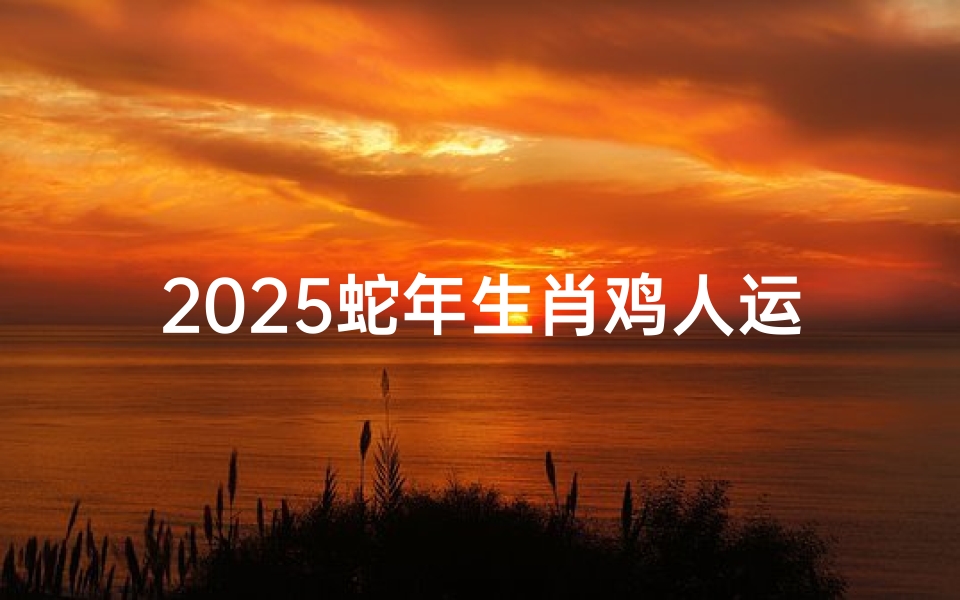 2025蛇年生肖鸡人运势详解:吉凶祸福全解析