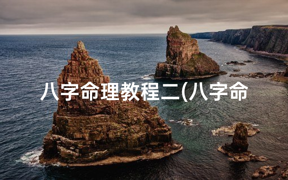 八字命理教程二(八字命理基础教程 )