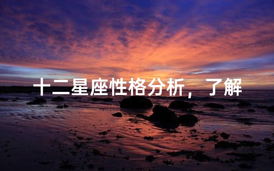 十二星座性格分析,了解不同星座的个性特点