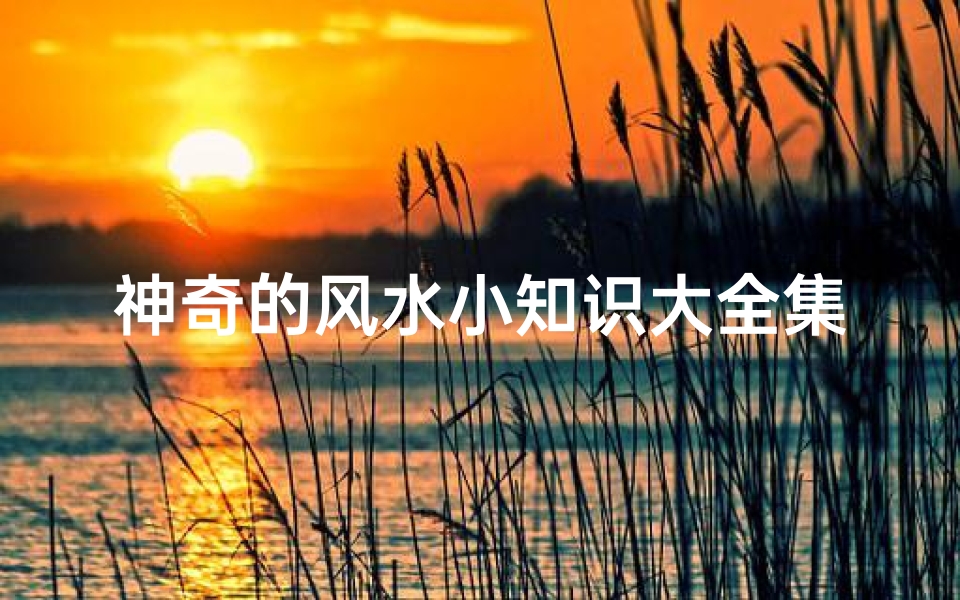 神奇的风水小知识大全集(风水小知识)