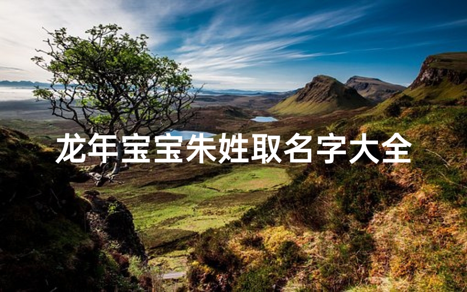 龙年宝宝朱姓取名字大全(龙宝宝朱姓简单大气的名字)
