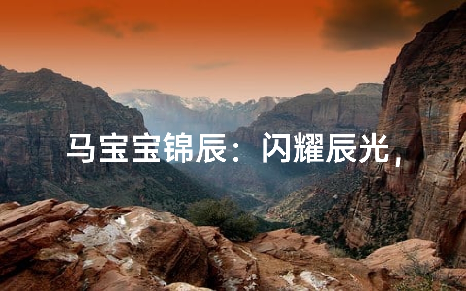 马宝宝锦辰:闪耀辰光,锦绣前程