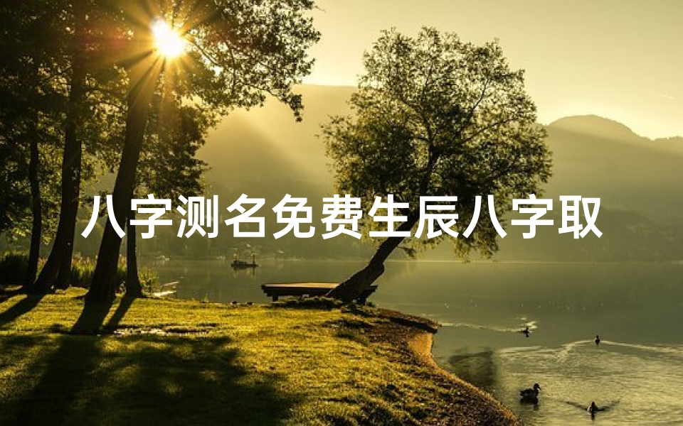 八字测名免费生辰八字取名字-八字命理免费测名，揭秘你的命运密码