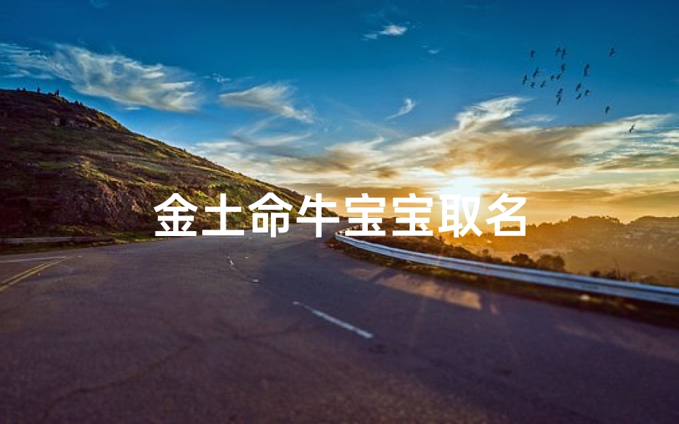 金土命牛宝宝取名