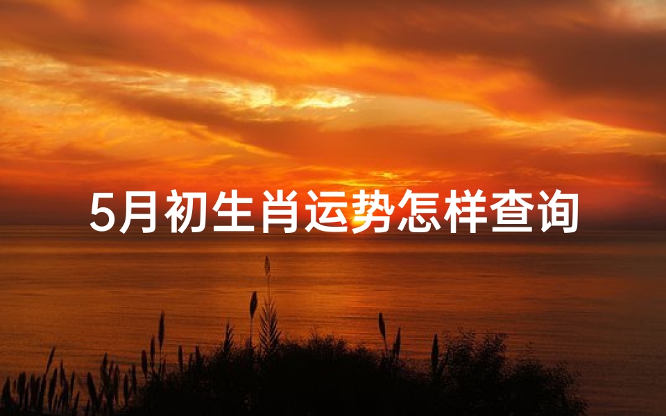 5月初生肖运势怎样查询