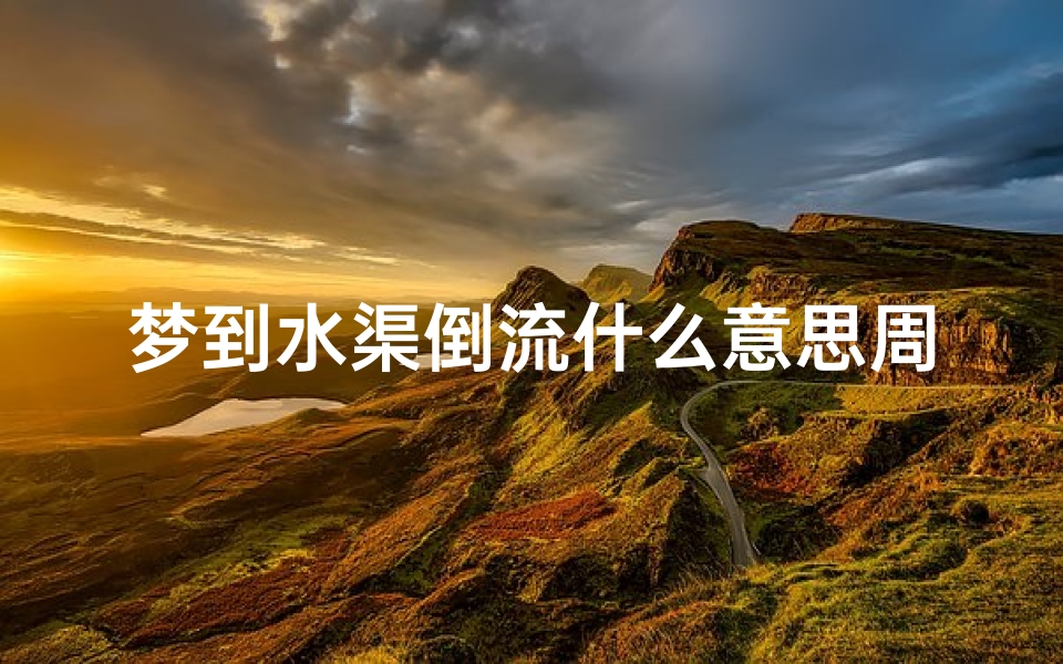 梦到水渠倒流什么意思周公解梦(周公解梦梦到自己跨过水渠结果掉进水渠里)