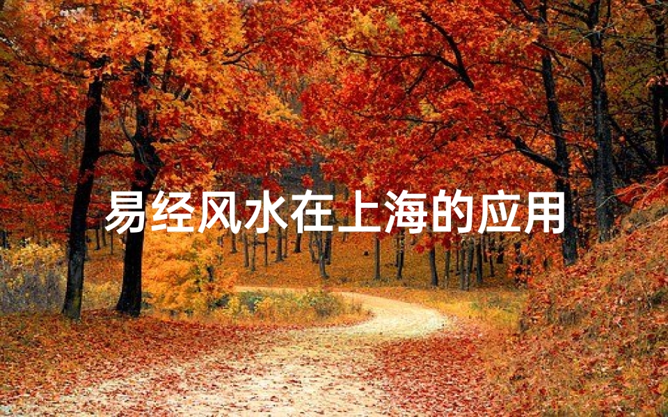 易经风水在上海的应用